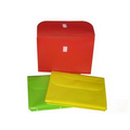 A4 Poly Envelope Shape Folder With Snap Button